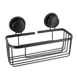 PANIER RECTANGULAIRE ALUMINIUM VENTOUSES NOIR