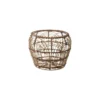 PANIER ROTIN ROND MOTIF D.32X26CM