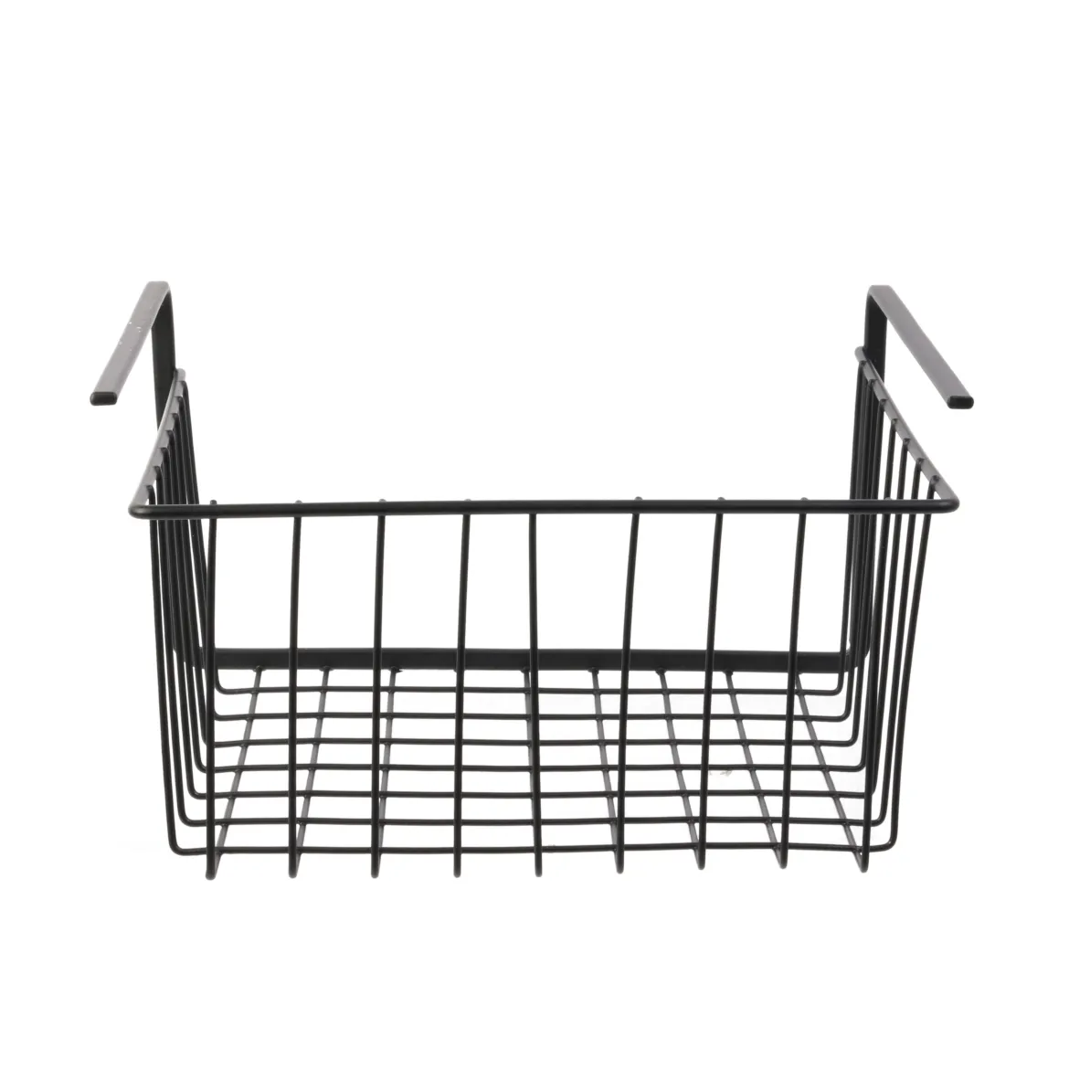 PANIER SUSPENDU METAL FILAIRE NOIR 26X14X26CM