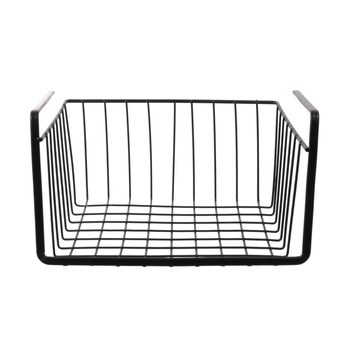 PANIER SUSPENDU METAL FILAIRE NOIR 26X14X26CM