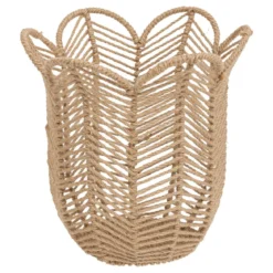 PANIER THE FLORAL COLLECTION JUTE NATUREL TAILLE M