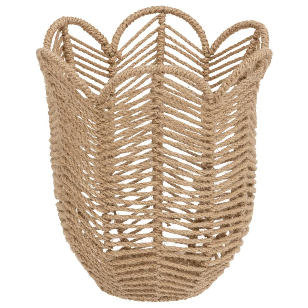 PANIER THE FLORAL COLLECTION JUTE NATUREL TAILLE S