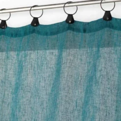 PANNEAU A ANNEAUX 140X240CM TISSE LINKA BLEU
