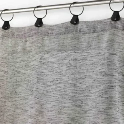 PANNEAU A ANNEAUX 140X240CM TISSE LINKA ANTHRACITE