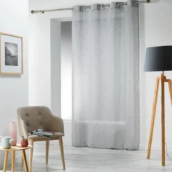PANNEAU A OEILLETS 140X240CM CARLIN GRIS