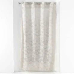 PANNEAU A OEILLETS 140X240CM EFFET LIN ZEBRA LIN