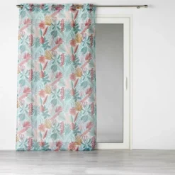 PANNEAU A OEILLETS 140X240CM IMPRIME JACALA BLANC