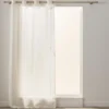 PANNEAU A OEILLETS 137X260CM POLYESTER LIN FANTAISIE KALIA