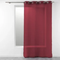 PANNEAU A OEILLETS 140 X 240 CM TELMA BORDEAUX