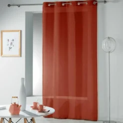 PANNEAU A OEILLETS 140 X 240 CM TELMA TERRACOTTA