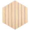 PANNEAU COLVA HEXAGONE BEIGE 30X26CM X3 PIECES