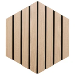 PANNEAU COLVA HEXAGONE CLAIR 30X26CM X3 PIECES