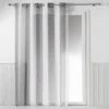 PANNEAU OEILLETS 140X240CM TISSE NATUREL ALIA GRIS