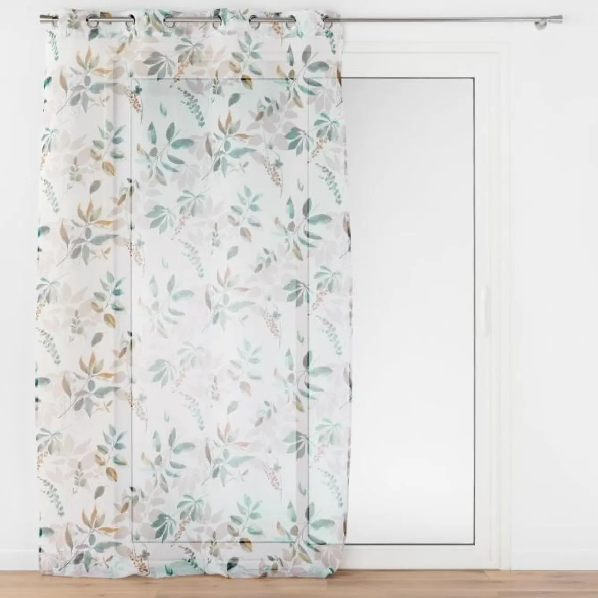 PANNEAU OEILLETS 140X240CM VOILE SABLE IMPRIME DILARIS