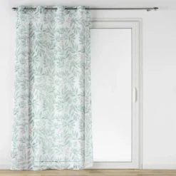 PANNEAU OEILLETS 140X240CM VOILE SABLE IMPRIME BIOVANA