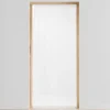 PANNEAU PASSE TRINGLE 90X200CM EFFET LIN HALTONA BLANC