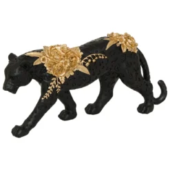 PANTHERE BELLI RESINE NOIR L.40CM