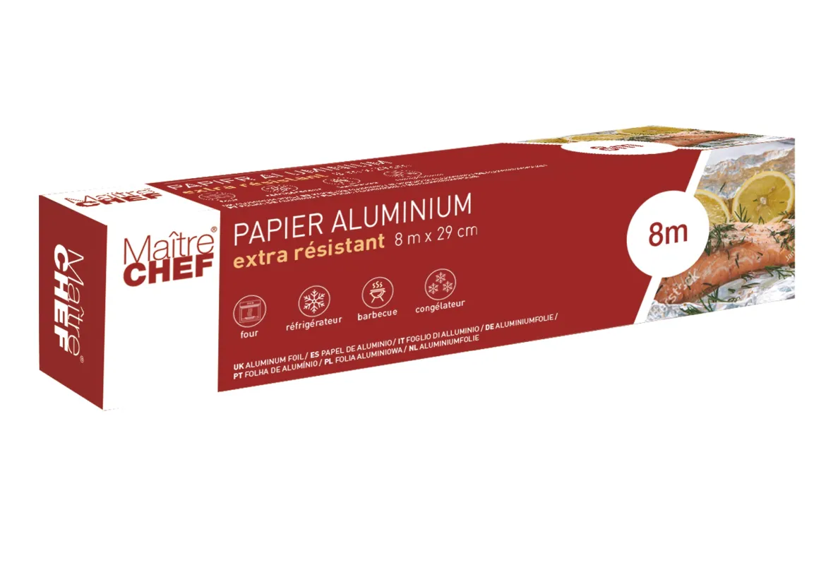 PAPIER ALUMINIUM 29CMX8M