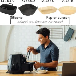 PAPIER CUISSON FRITEUSE A AIR X50 PIECES