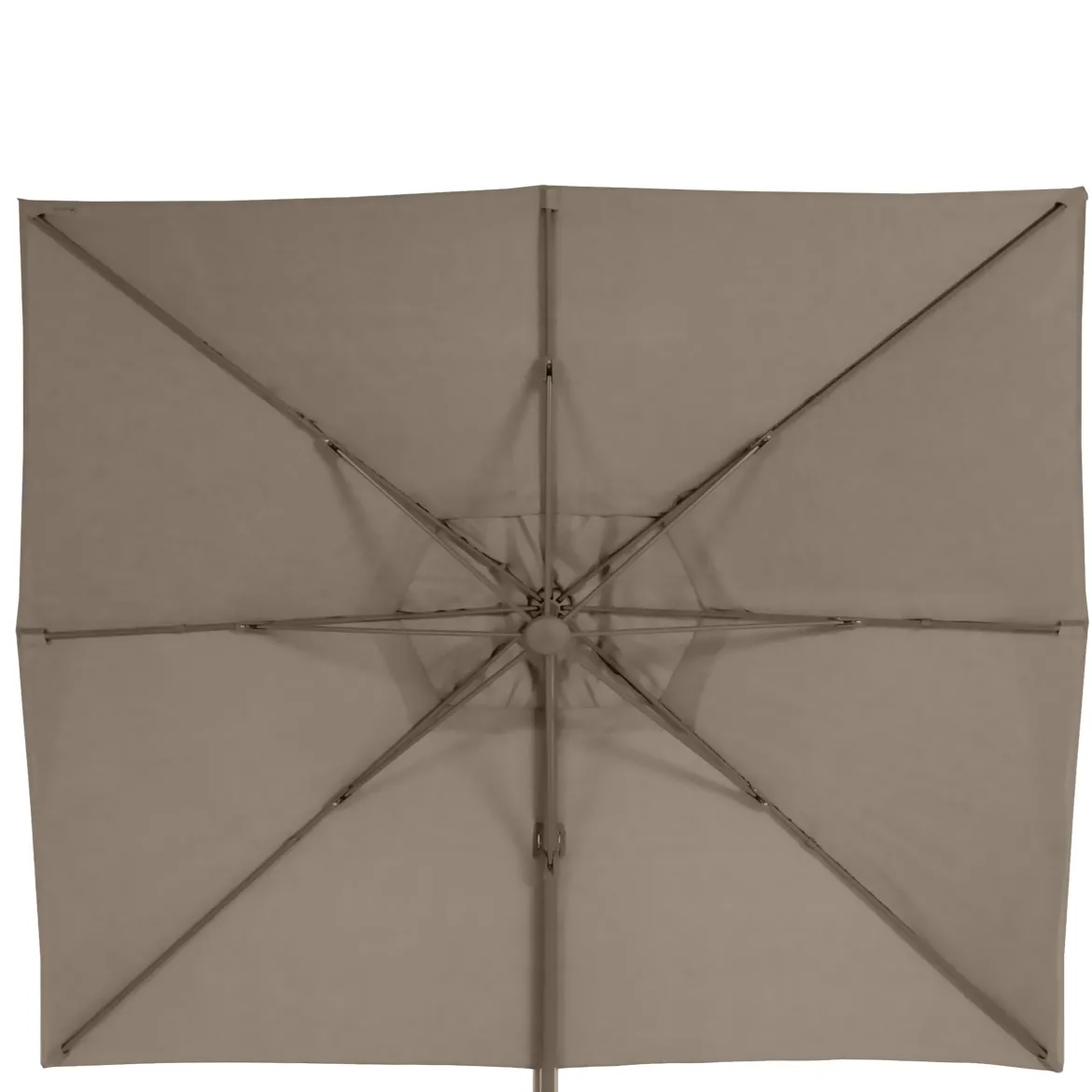 PARASOL DECENTRE ELEA 3X4M INCLINABLE NOISETTE