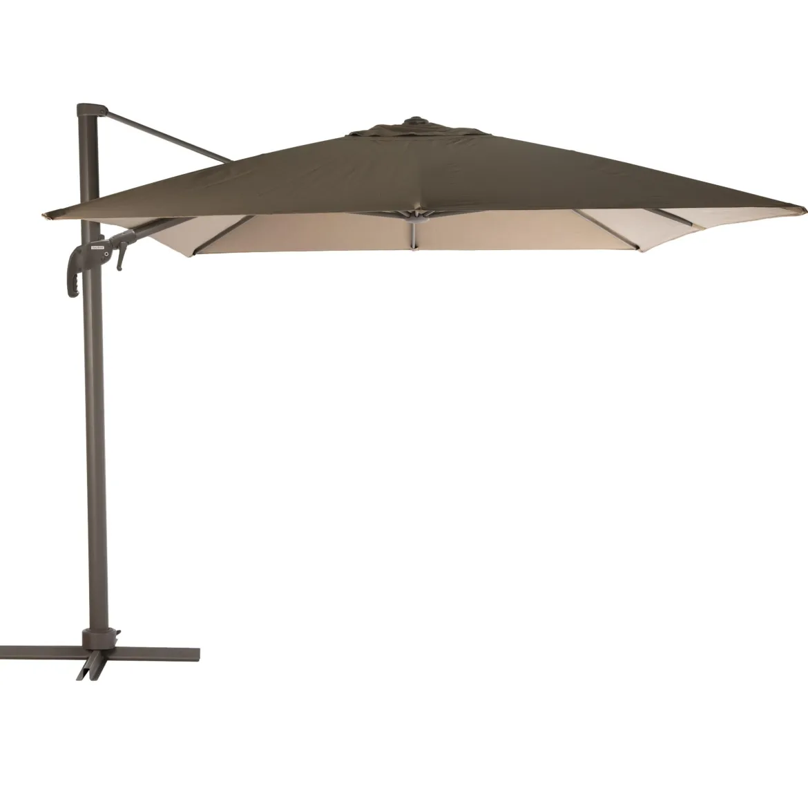 PARASOL DECENTRE ELEA 3X4M INCLINABLE NOISETTE