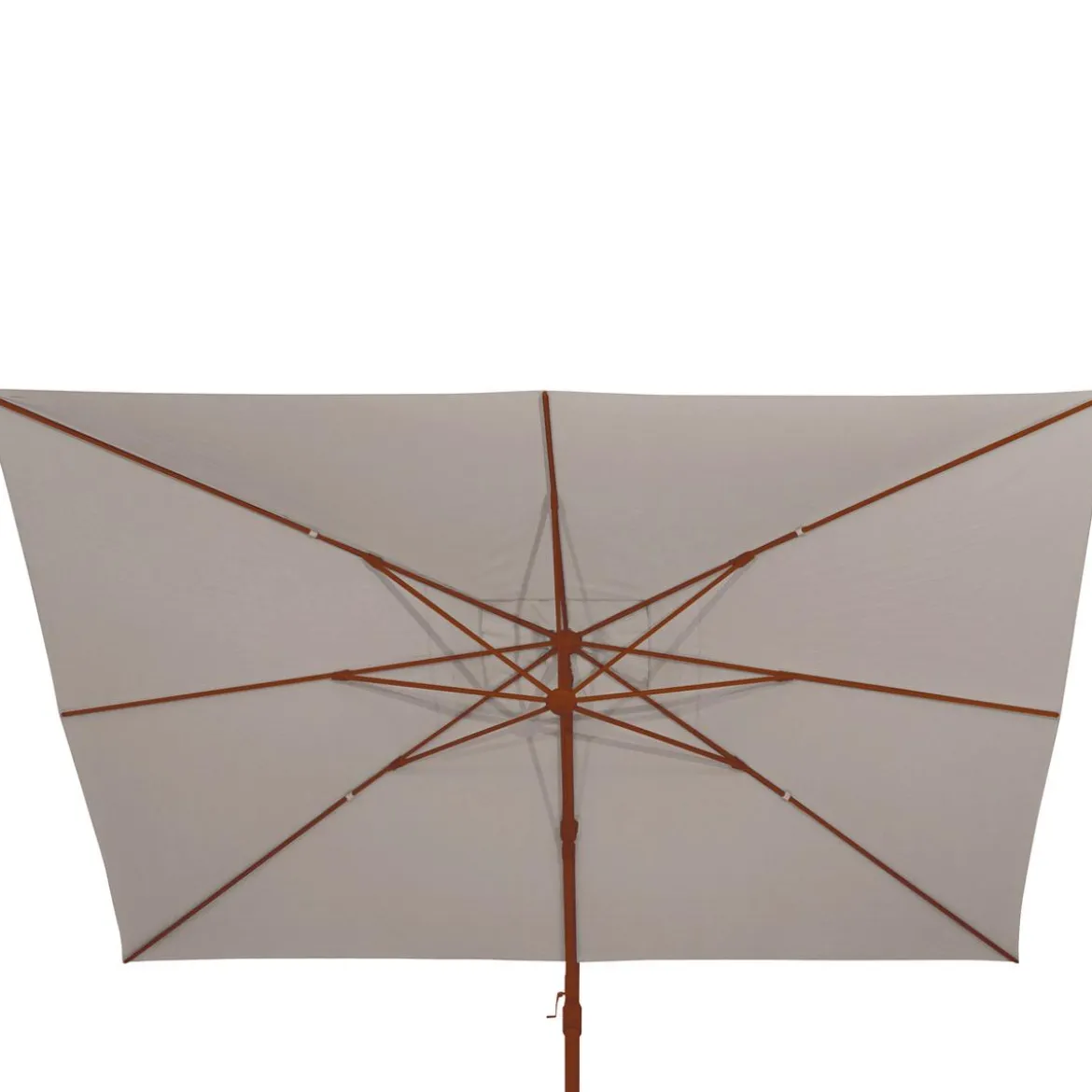 PARASOL DECENTRE MELHIA 3X3M ACAJOU LIN