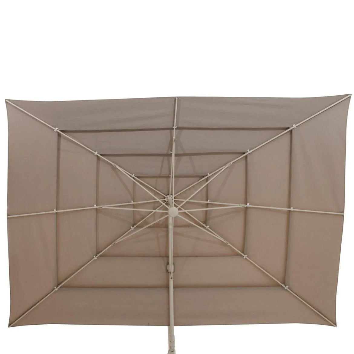 PARASOL DECENTRE MELHIA 4X3M MULTI TOILE LIN