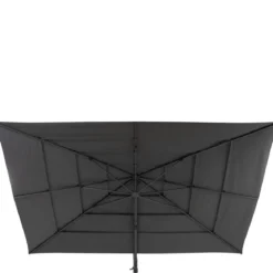 PARASOL DECENTRE MELHIA 4X3M MULTI TOILE ANTHRACITE