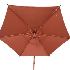 PARASOL DECENTRE 3M MANOA ACAJOU