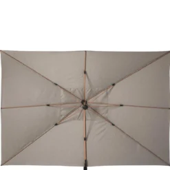 PARASOL DECENTRE SOLY 3X4M HONEY NOISETTE