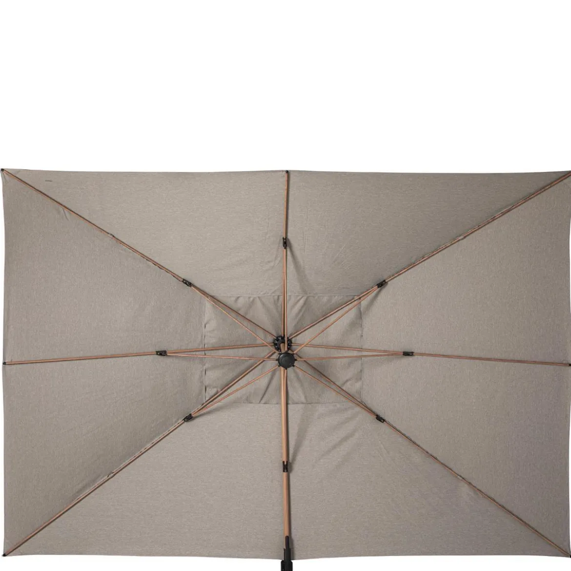 PARASOL DECENTRE SOLY 3X4M HONEY NOISETTE