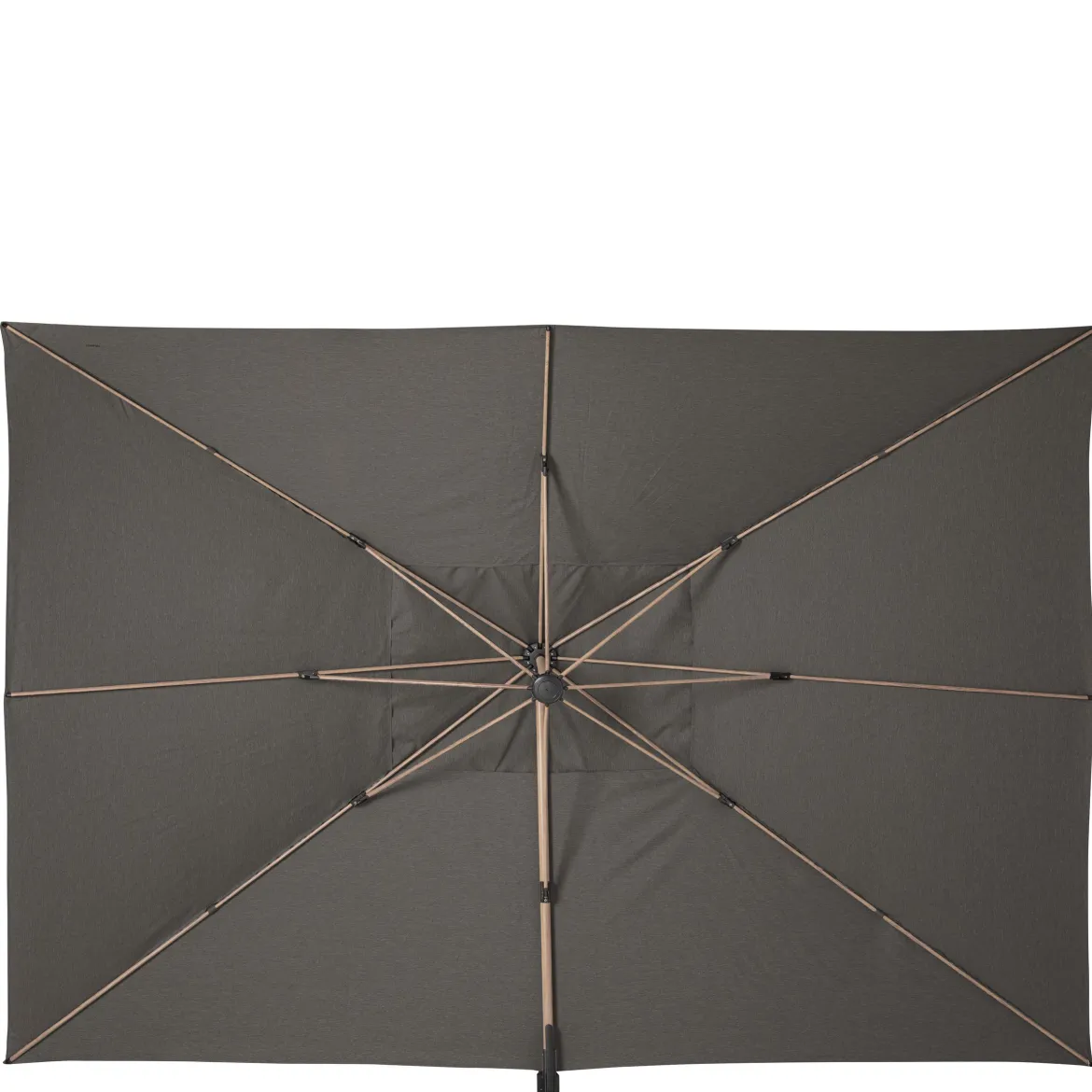 PARASOL DECENTRE SOLY 3X4M HONEY CHARBON