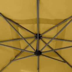 PARASOL DECENTRE 2.5X2.5M MANOA MOUTARDE