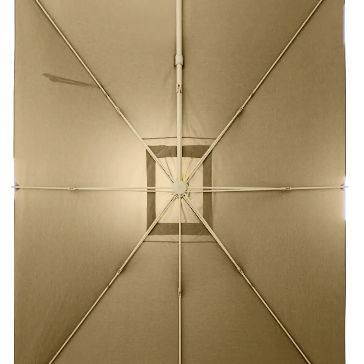 PARASOL MELHIA INVERSE 3X4M ARGILE LIN