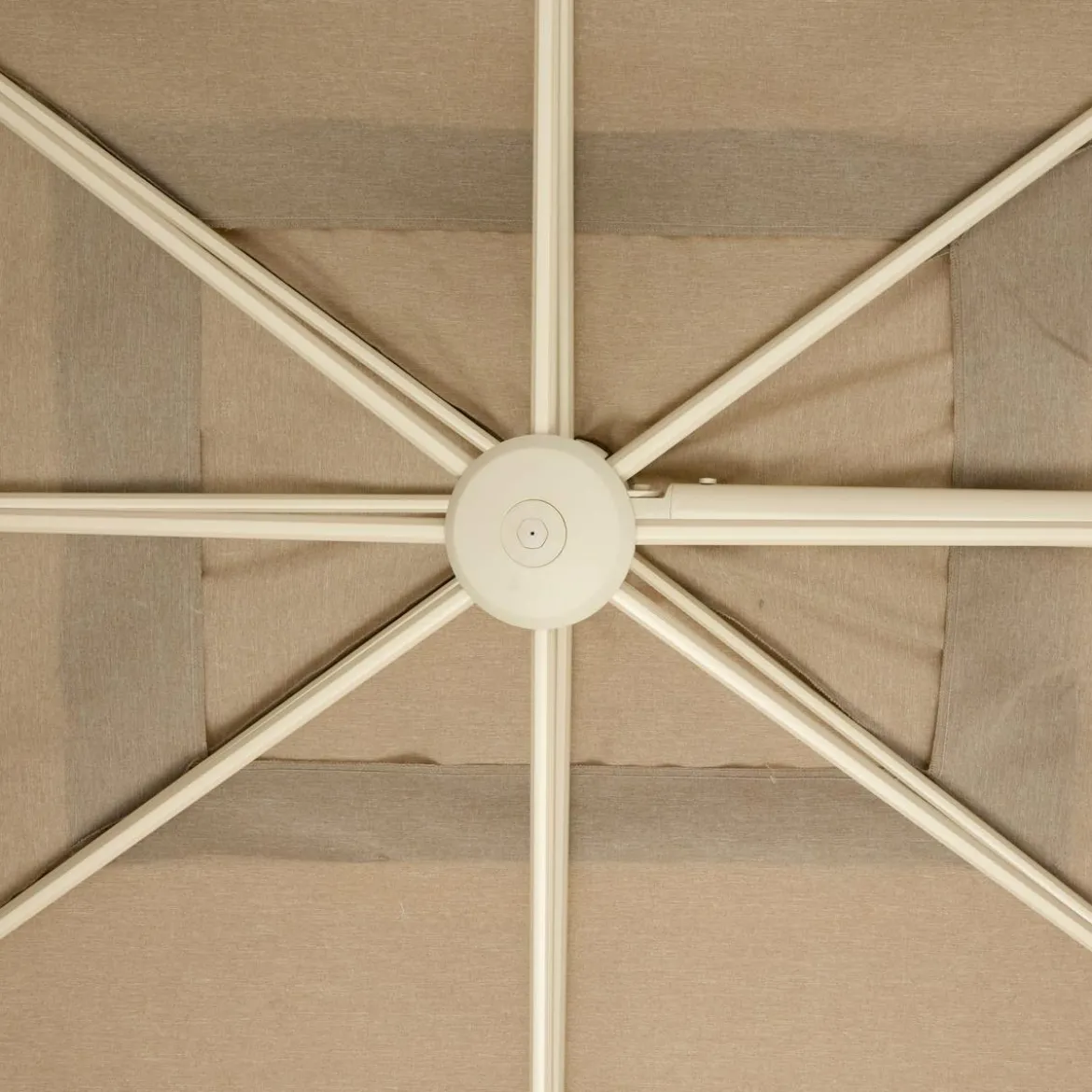 PARASOL MELHIA INVERSE 3X4M ARGILE LIN