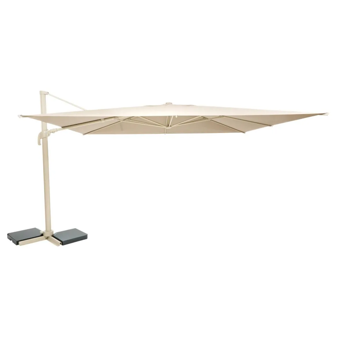 PARASOL MELHIA INVERSE 3X4M ARGILE LIN