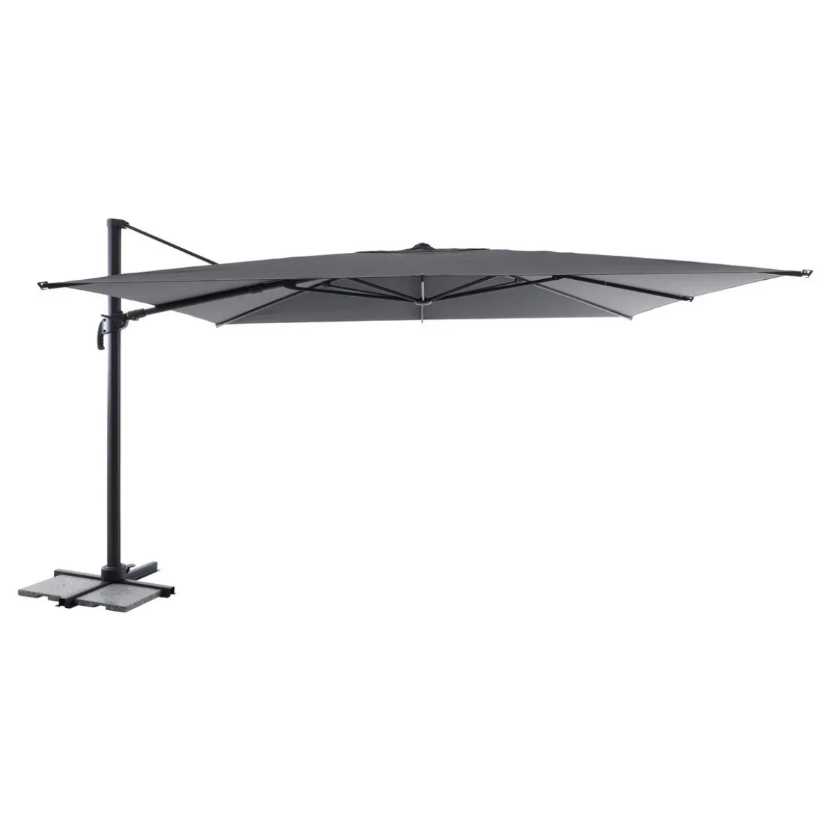 PARASOL MELHIA INVERSE 3X4M GRAPHITE