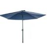 PARASOL ROND 3M ALUMINIUM BLEU MARINE