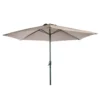 PARASOL ROND 3M ALUMINIUM MARRON