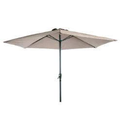 PARASOL ROND 3M ALUMINIUM MARRON