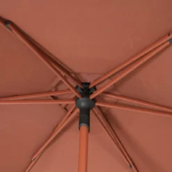 PARASOL SOYA 2.7M ACAJOU