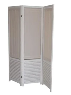 PARAVENT BOIS PANNEAUX X3 170CM