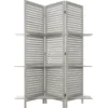 PARAVENT 3 ETAGES TIAM GRIS D.120X26X170CM