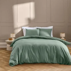 PARURE 3 P 260X240CM COTON POLYESTER LAVE LINELLA SAUGE