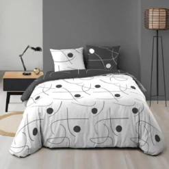 PARURE 3 P. 240X220CM MICROFIBRE IMPRIMEE ALLOVER SONATE