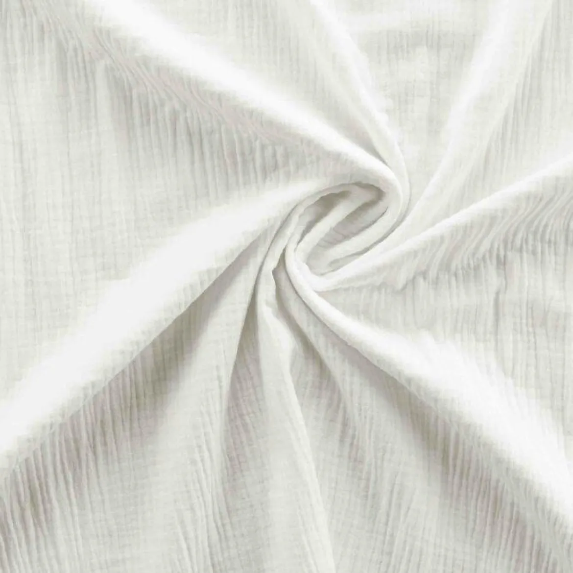 PARURE 3 PIECES 240X220CM GAZE COTON 57 FILS ANGELIA BLANC