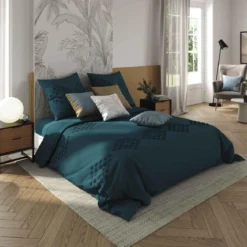 PARURE COTON LAV TUFT CANARD 260X240CM