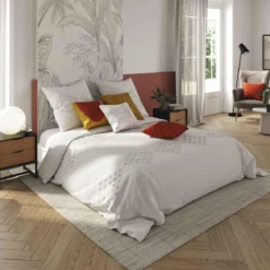 PARURE COTON LAVE TUFT IVOIRE 240X220CM