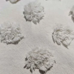 PARURE COTON LAVE TUFT IVOIRE 240X220CM