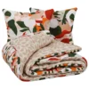 PARURE DE LIT IMPRIMEE AIDEN 220 X 240 COTON MULTICOLORE
